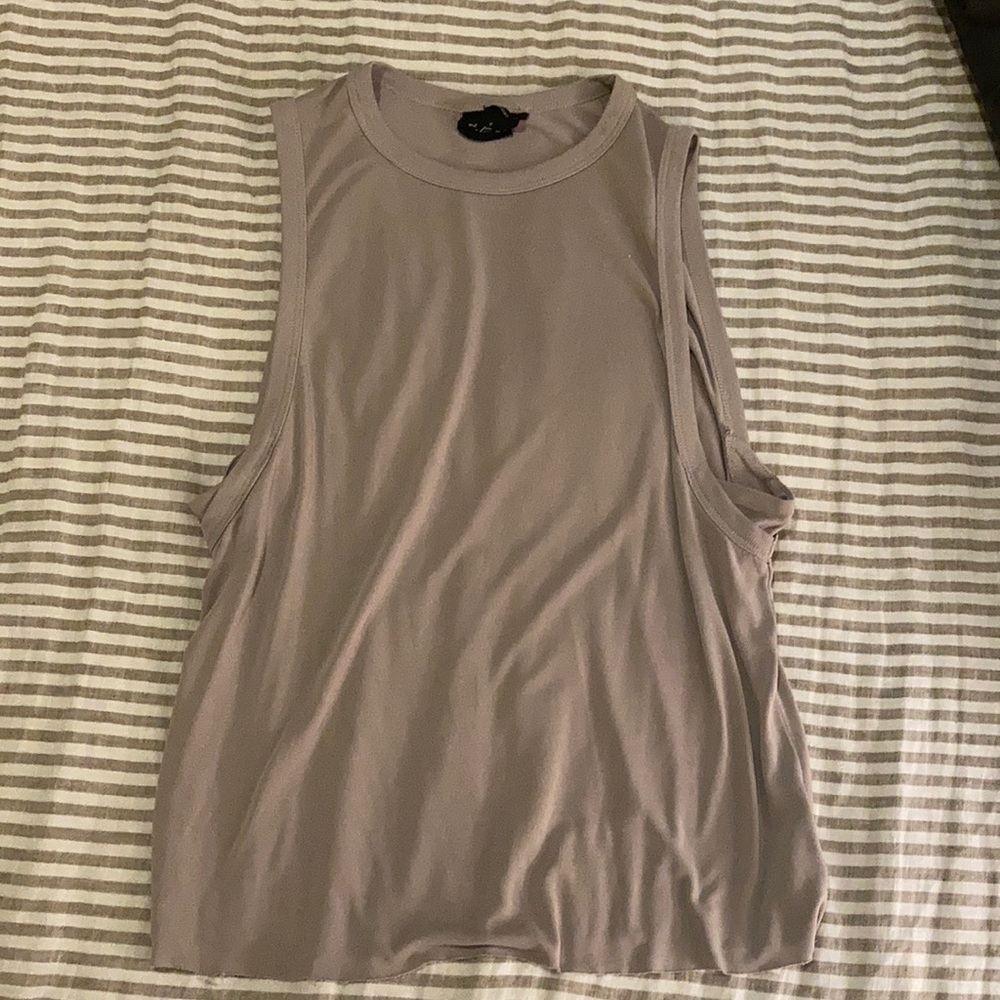 Light gray tank top